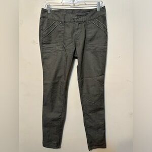 Marmot Mid Rise Skinny Jeans Green‎ Size 4 Outdoor Hiking Causal
